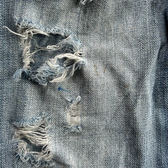 Lucky Brand Women’s Jeans Size 10/30 Distressed Holey Zip Pocket “Lucky You” - Picture 5 of 10